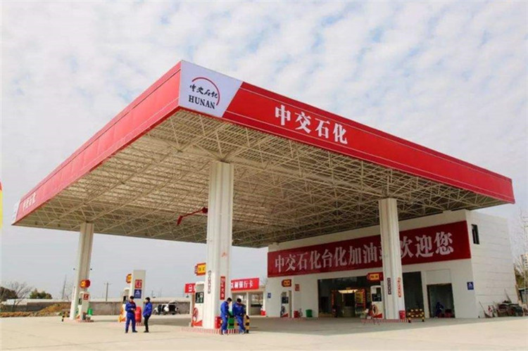 绥芬河加油站钢结构网架案例6